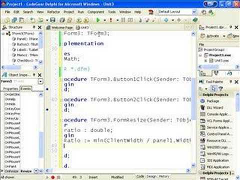 Delphi Programming Tutorial #20 - ScaleBy to Resize Controls