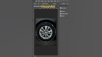 How to create a Spin blur effect in Photoshop #shorts #photoediting #photoshop