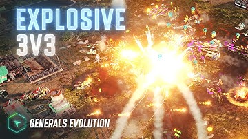 Big Bad 3v3 on Defcon 6 - Generals Evolution