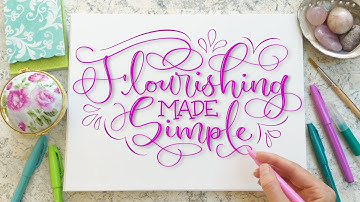 Flourishing Made Simple - Skillshare Class Trailer! How to Flourish Your Lettering (For Beginners)