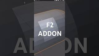 Discovering the F2 Add on in blender #blendertips #blendertrick #blenderaddons