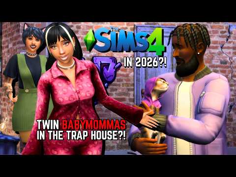 TRAP HOUSE 100 BABY CHALLENGE in 2026?! 😂 The Sims 4