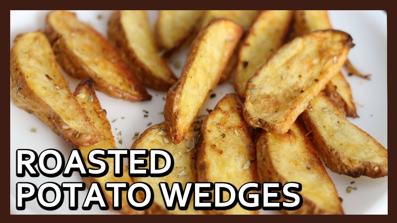 Roasted Garlic Potato Wedges | Crispy Potato Wedges | French Fries in Airfryer | Healthy Kadai