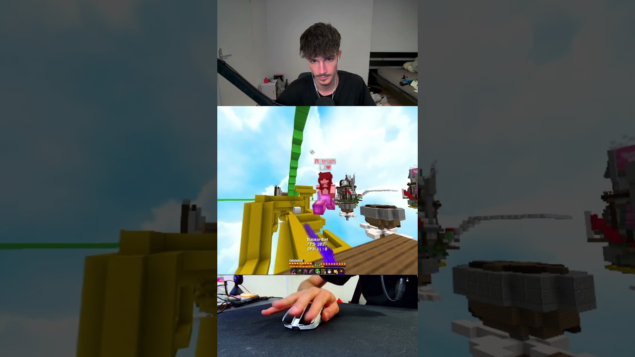 Minecraft Bedwars Момент 