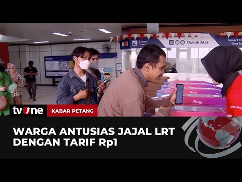 Besok akan Diresmikan, Uji Coba LRT Jabodebek Ditutup Hari Ini | Kabar Petang tvOne