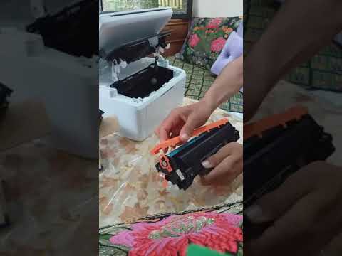 Installation de tonner hp leaser jet pro MFP M28a