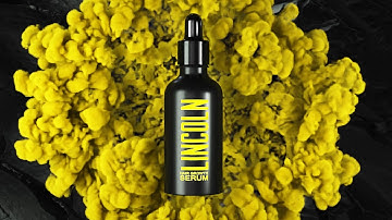 LINCOLN HAIR GROWTH SERUM 3D product animation