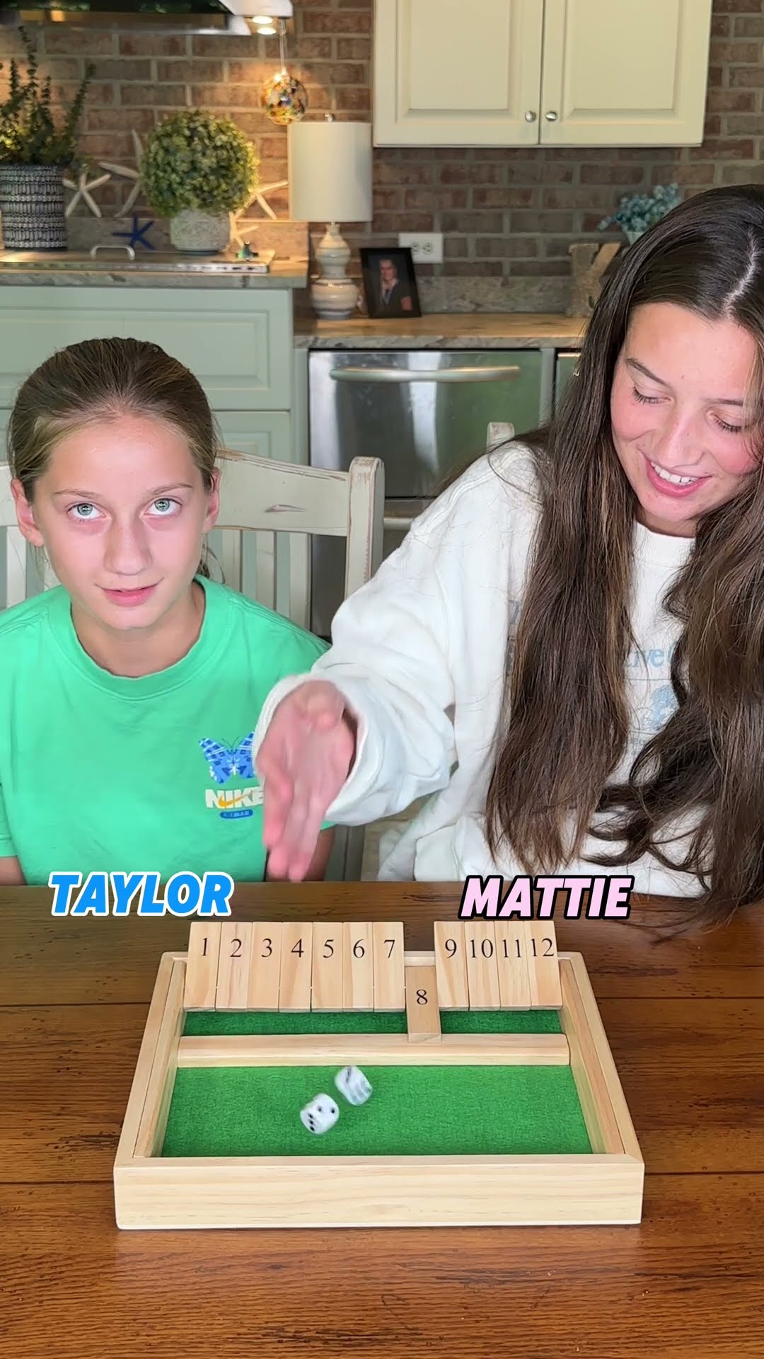 Shut the box challenge!  #challenge #partygames