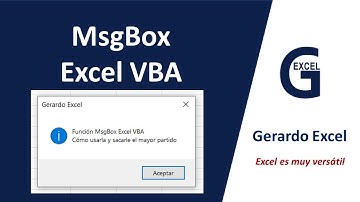 MsgBox en Excel VBA ☑️ Argumentos y modos de uso | Función MsgBox