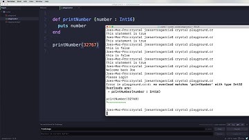 #9 Integers in Crystal | Crystal Lang | #codingphase