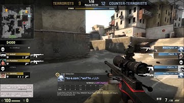 CS:GO - Dust 2 Ace #2 - Eco + AWP Double Kill - hs-s.com