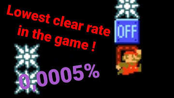 Super Mario Maker 2 : Lethal Ejection by dansalvato [LOWEST CLEAR RATE IN THE ENTIRE GAME]