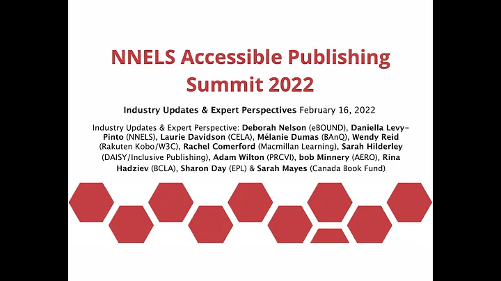2022 Accessible Publishing Summit | Industry Updat...
