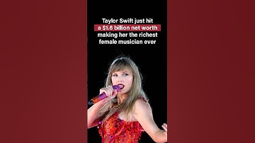 Taylor Swift Becomes the Richest Female Musician in the World #shorts #news