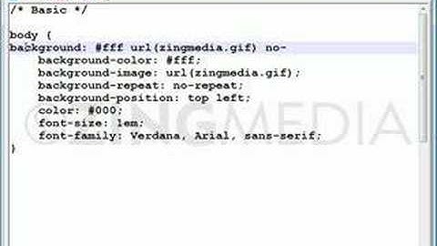 CSS Introduction: background shorthand properties