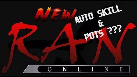 RAN ONLINE 100% AUTO POTS and AUTO CLICKER!