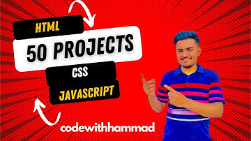 HTML, CSS & JAVASCRIPT 50 PROJECTS || JavaScript Projects || Html CSS and JavaScript Website