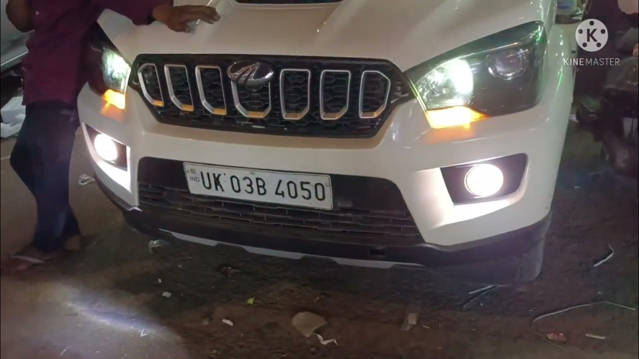 Scorpio headlight modify YouTube