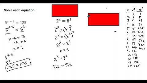 Alg2 Sem 2 Unit 5 Lesson 2 Solving Exponential Equations - Different Bases (Change One)