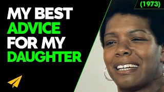 Young Maya Angelou This Would Be My Advice For My Daughter 1973 Interview