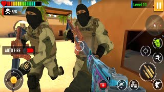 Real Shooting Gun Strike  Counter Attack:3D  Shooter - Android GamePlay - FpS Shooting Game. #3 screenshot 5