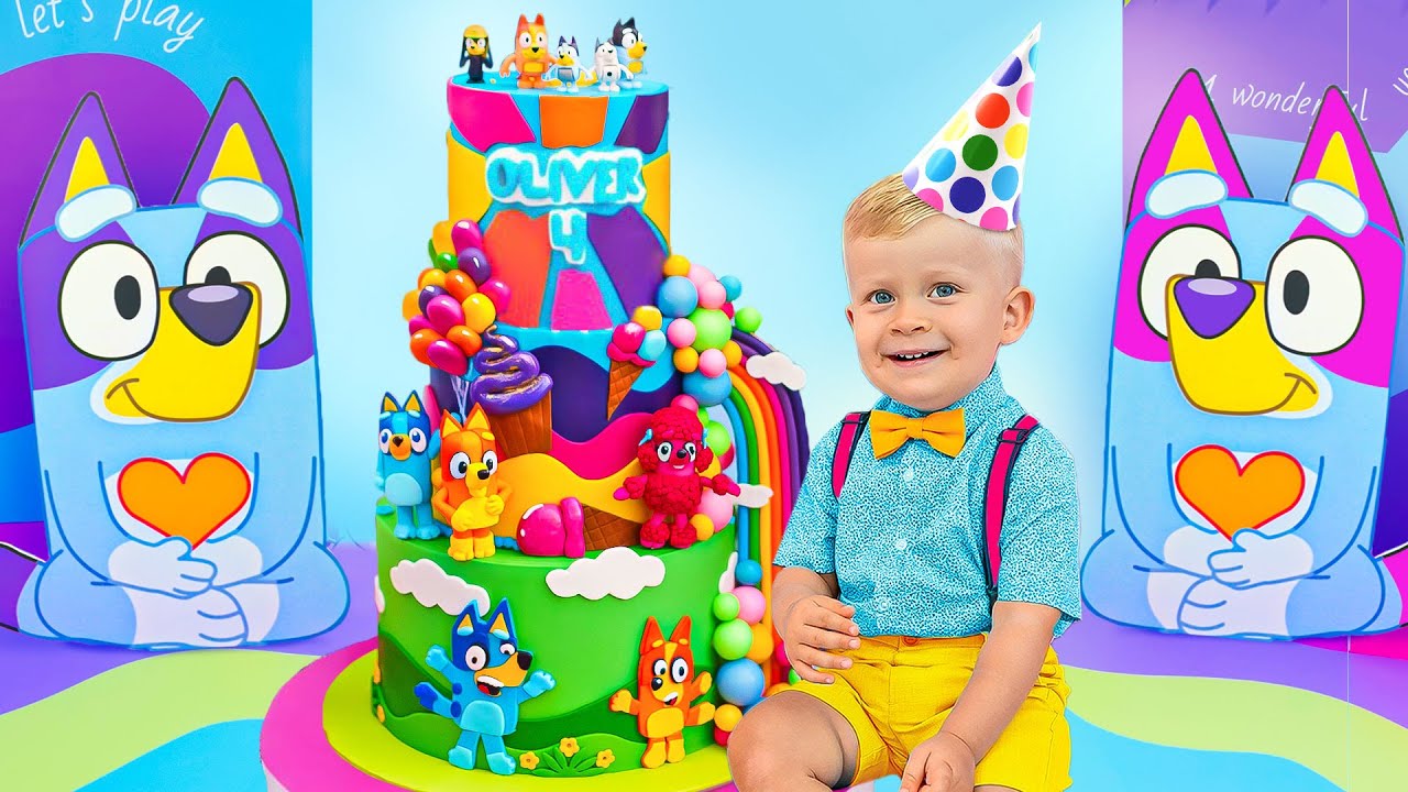Oliver's 4th Birthday Celebration - BLUEY Style Birthday