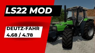 ["ls22", "Mod", "Deutz-Fahr", "Simulation", "Landwirtschafts Simulator 22", "fs22", "Farming Simulator 22", "Tracktor"]