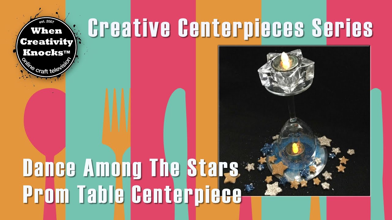 Dance Among The Stars Prom Table Centerpiece
