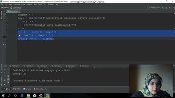 Python 3 Faktöriyel Hesaplama