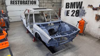 BMW E28   Restoration (Part 3)  - Bodywork and welding .  Восстановление БМВ Е28 кузовные работы