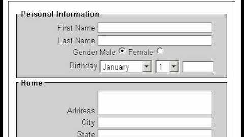 Accessible HTML Form Demo