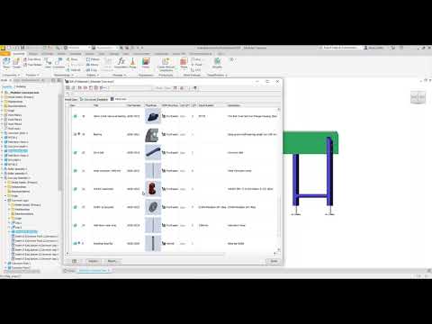 Inventor: Quick way to arrange items in the BOM