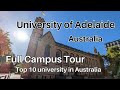University of adelaide australia campus tour  full campus tour  university walking tour