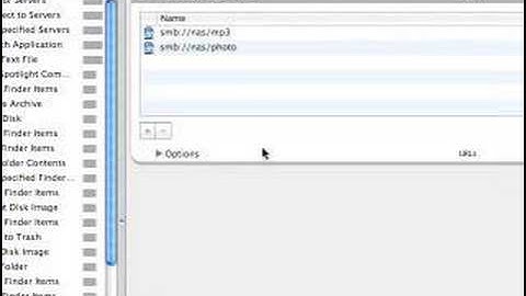 Howto automount network shares under OSX