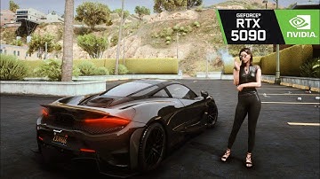 ⁸ᴷ Grand Theft Auto 6 Graphics Mod - GEFORCE RTX 5090 - GTA 5 Free Roam Gameplay