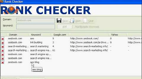 Google Rank Checker Tool