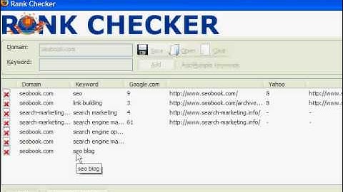 Google Rank Checker Tool