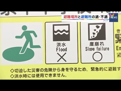 Nスタ 避難場所と避難所の適 不適 Youtube