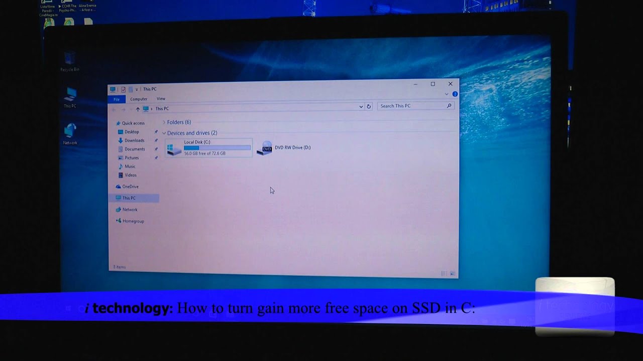 How to gain/make 5 Gb to 40 gb free space on C:// in Windows 7, 8 or 10 SSD or hard drive