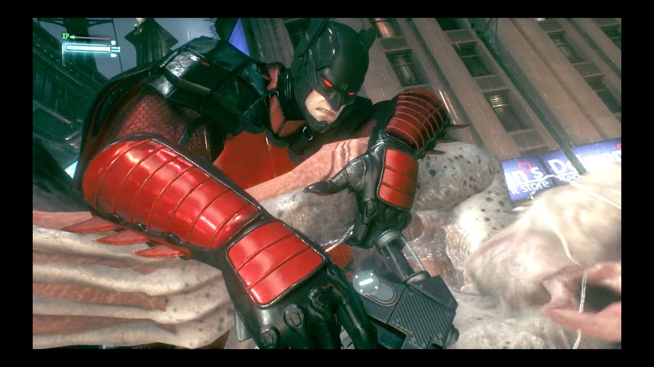 Justice League 3000 Skin -- Catching the ManBat  -- Arkham Knight