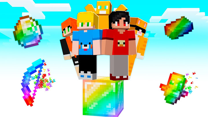 Sobrevivendo em Apenas 1 Bloco OP com os Amigos no Minecraft!