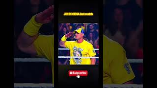 The Last "YOU CAN'T SEE ME" 👋💔 #SuperRingStar #johncena #wwe  #shorts  #retirement