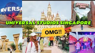 UNIVERSAL STUDIOS SINGAPORE - KELILING SEHARIAN IKUTI PETA AGAR BISA COBAIN SEMUA WAHANA