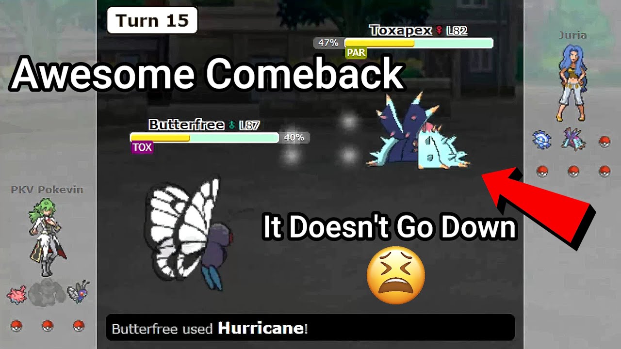 I Beat this IMMORTAL Toxapex and Won a Close Game! (Pokemon SHowdown