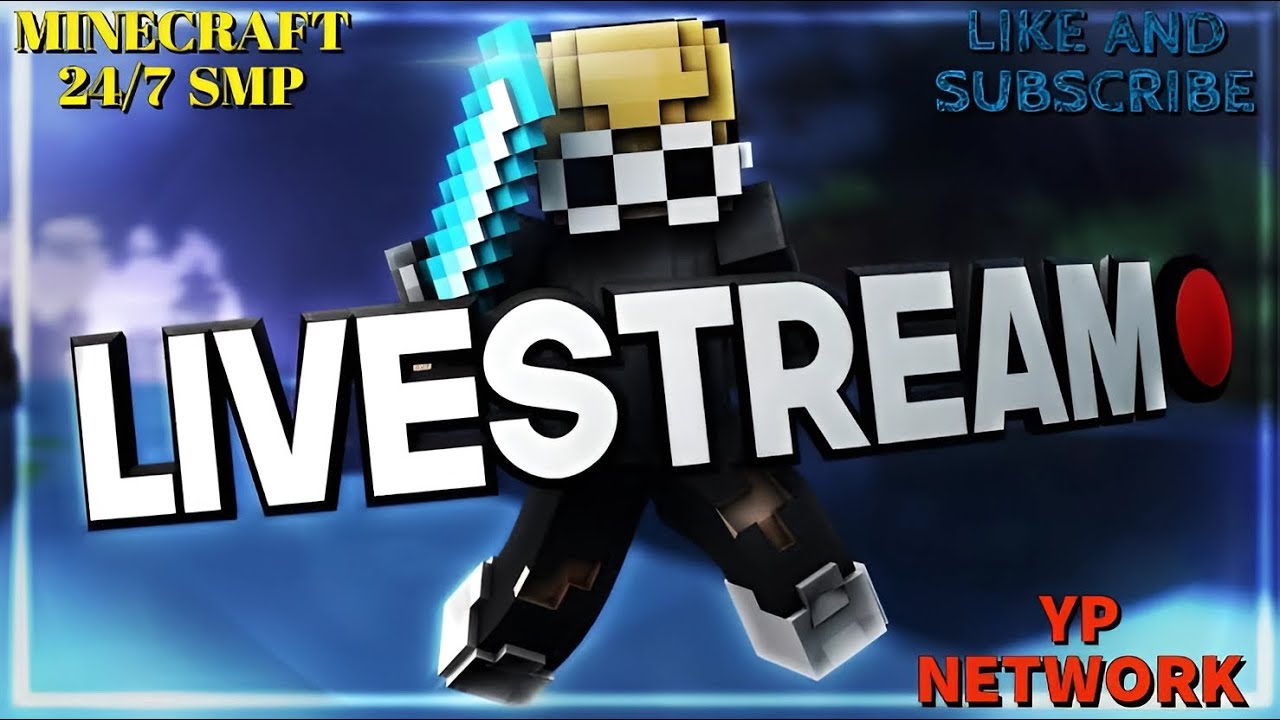 Minecraft Live 🔴 Public SMP | Java + Pe | Cracked | 24/7 server | # ...
