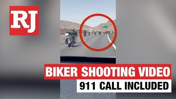 New video shows part of highway shooting between rival bikers
