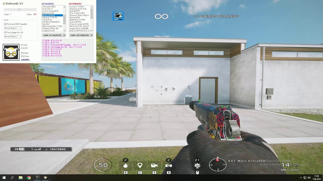 Dokkaebi V3 - R6 Macro Tools (NoRecoil-Rapidfire) ver.3 - YouTube