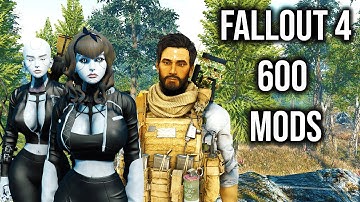Fallout 4 Modded: Clearing Outpost Zimonja with 600 Mods!