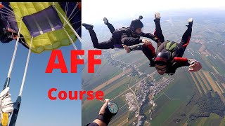 My AFF course - Skydiving كيف اصبحت سكاي دايفر (قفز مظلي)