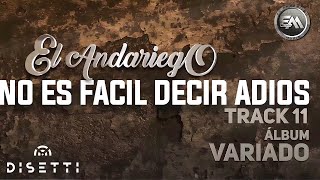 Video thumbnail of "El Andariego - No Es Fácil Decir Adiós | Música Popular"